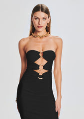 Lily Lycra Maxi Dress