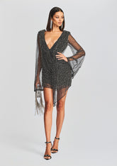 Opal Crystal Embellished Dress