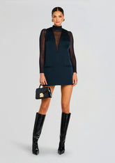 Hadley Satin A Line Dress