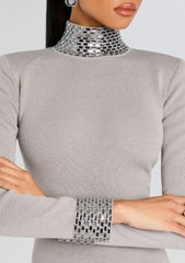 Monroe Embellished Knit Dress