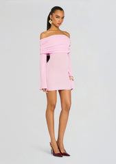 Galli Rib Knit Mini Dress