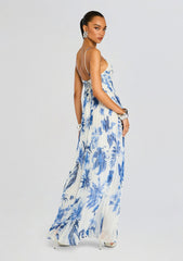 Gabi Pleated Maxi Dress