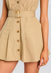 Audley Trench Mini Dress