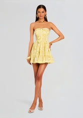 Fiza Strapless Short Dress