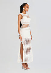 Kylan Knit Crochet Dress