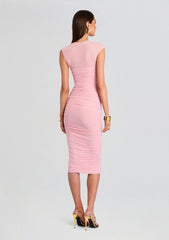 Kylie Mesh Midi Dress
