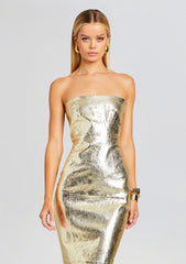 Lavonne Leather Dress