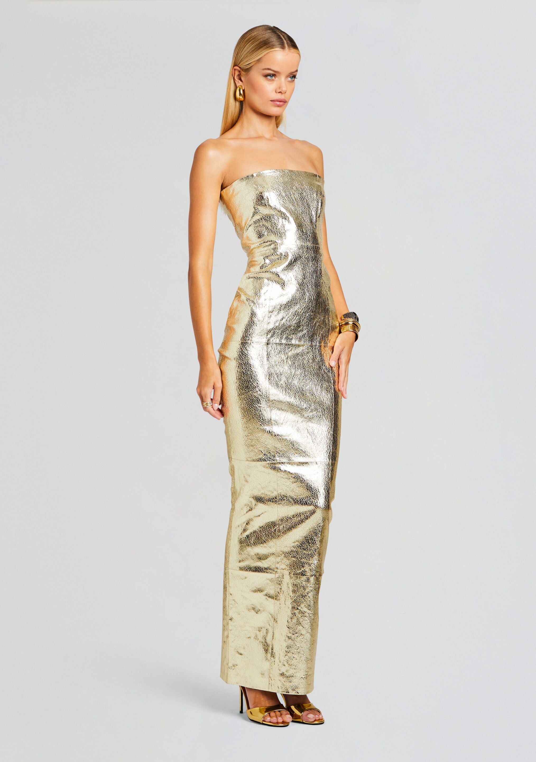 Lavonne Leather Dress