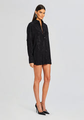 Maddox Embellished Shirt Dress
