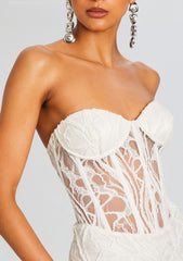 Lael Embellished Lace Dress