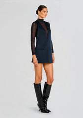 Hadley Satin A Line Dress