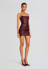 James Coated Mini Dress