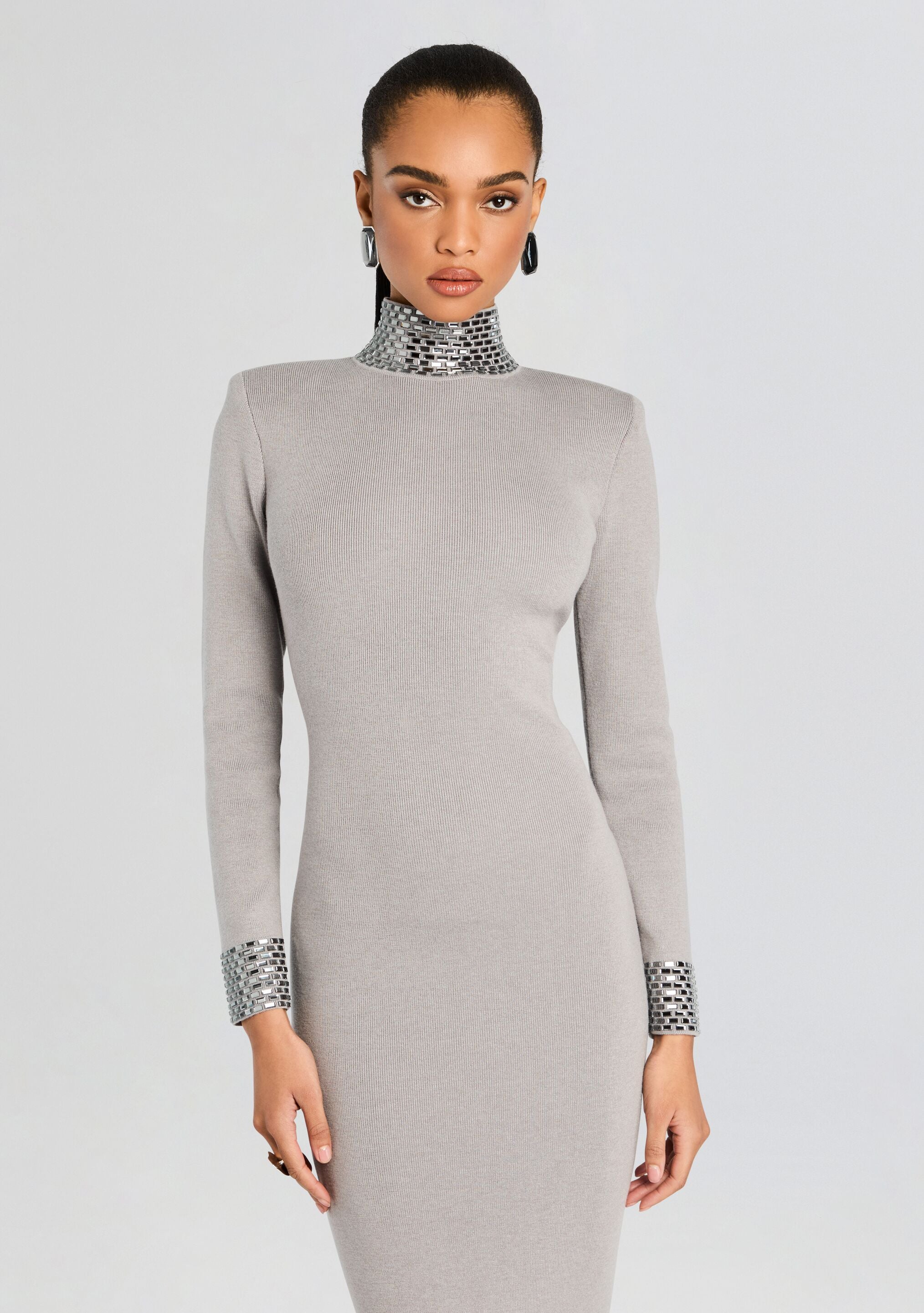 Monroe Embellished Knit Dress