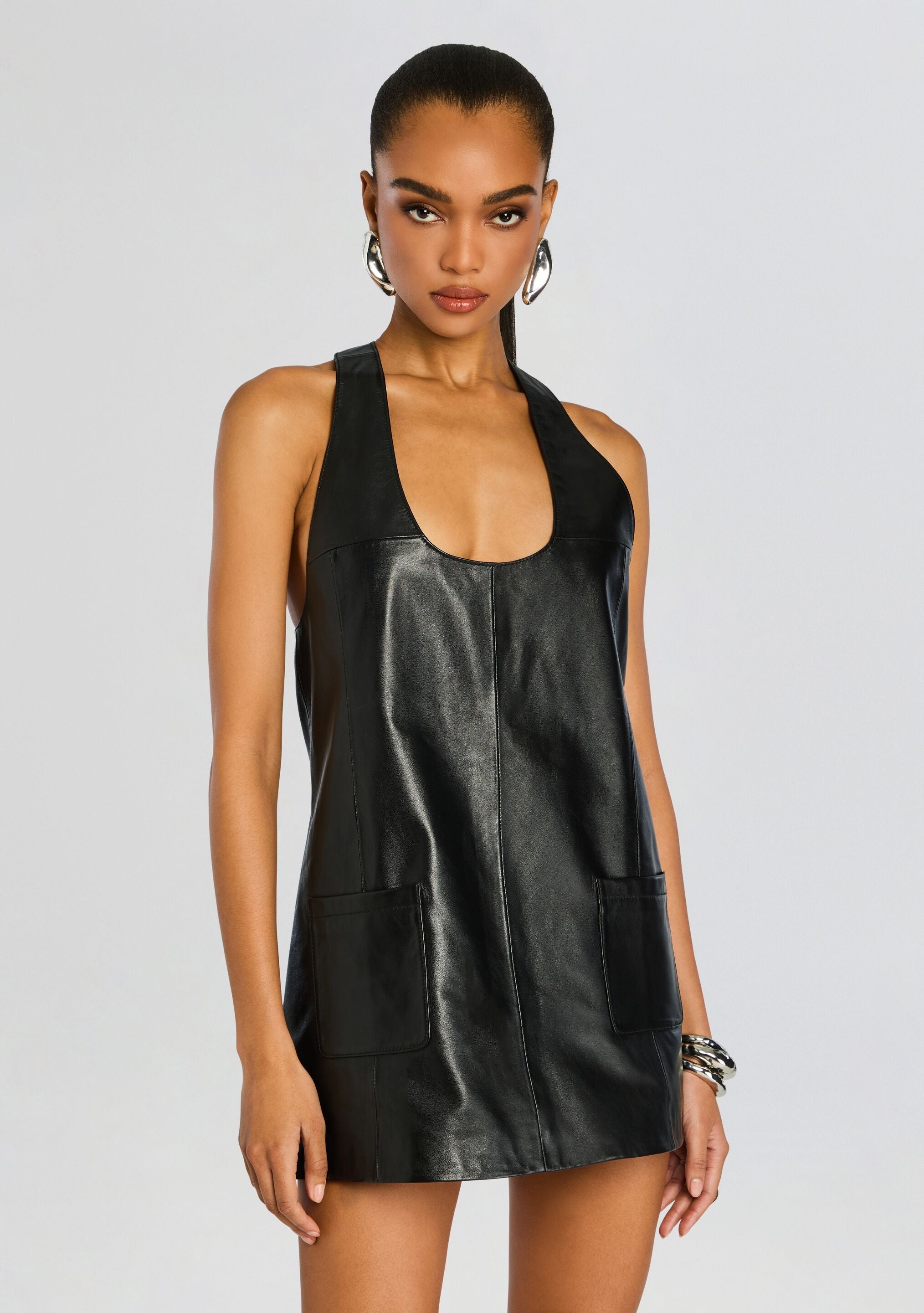 Sacha Leather Dress