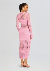 Airie Knit Crochet Dress