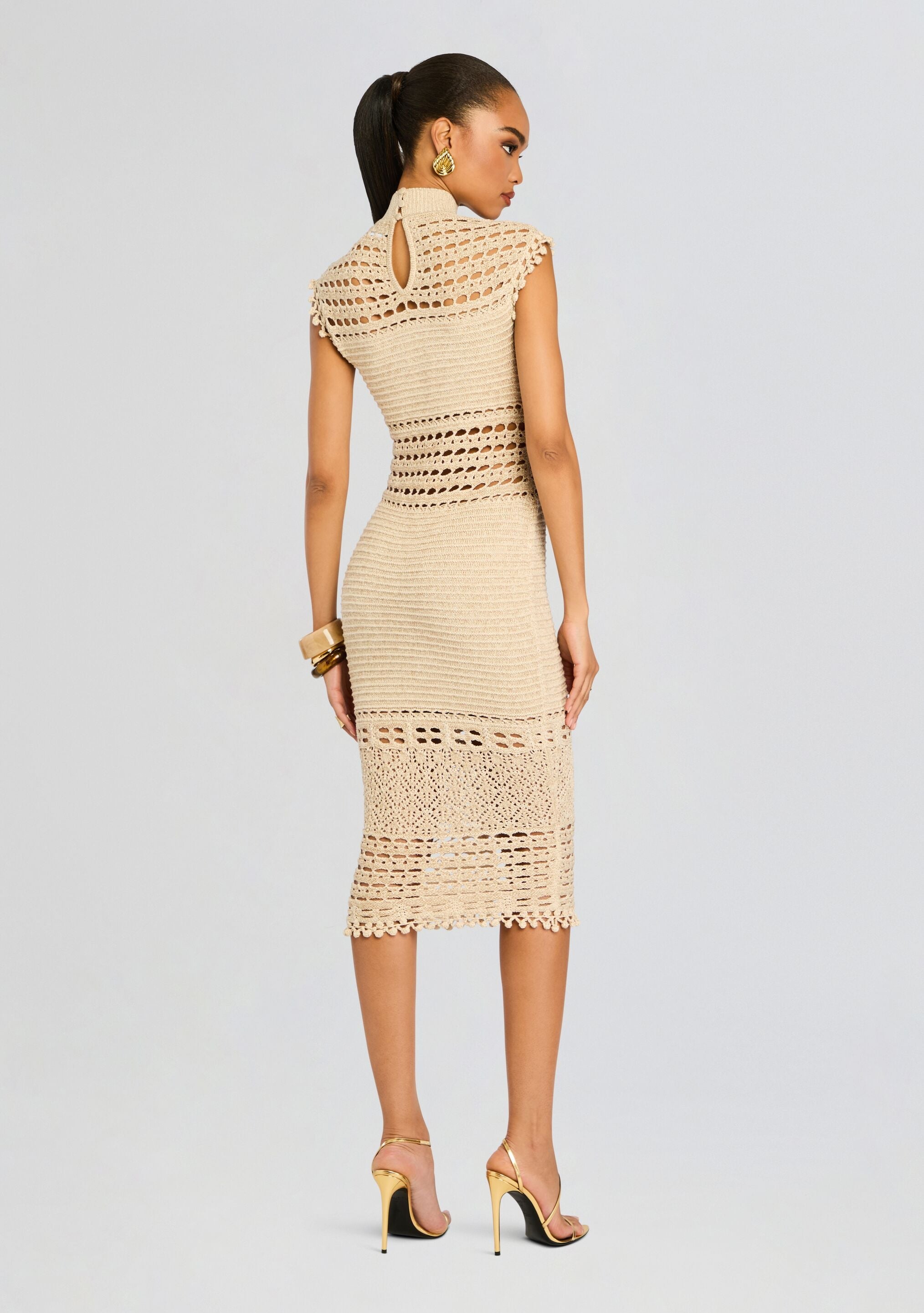 Mia Knit Crochet Dress