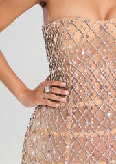 Kathleen Crystal Embellished Dress