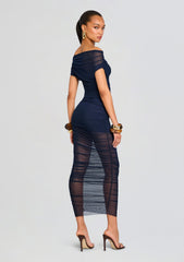 Noel Mesh Midi Dress