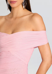 Deniz Mesh Mini Dress